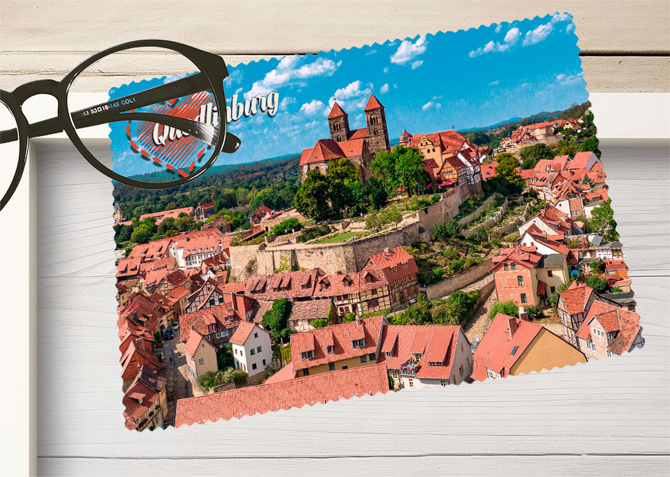 Brillenputztuch Quedlinburg 1976 Brillenputztuch Quedlinburg 1976