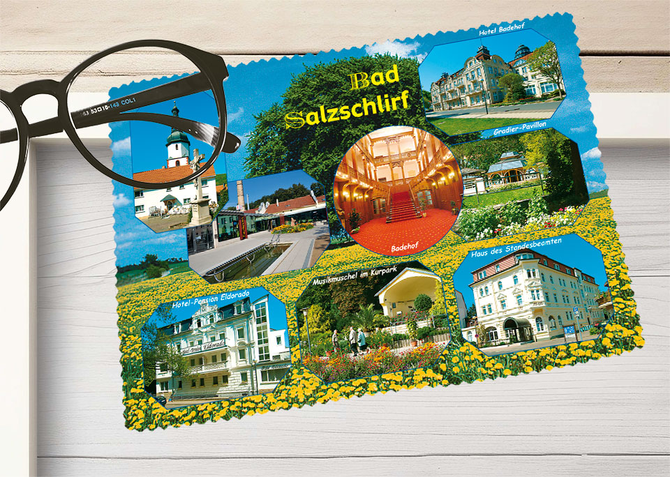 Brillenputztuch Bad Salzschlirf 2374