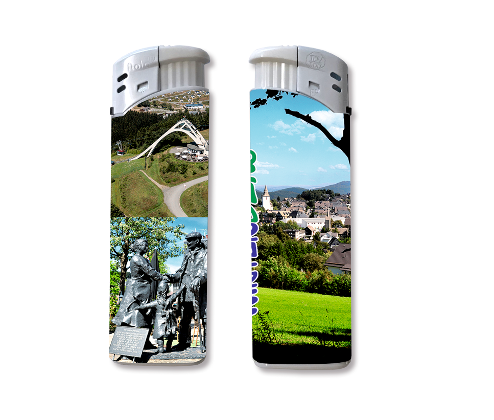 Feuerzeug mit Fotodruck WINTERBERG 3411