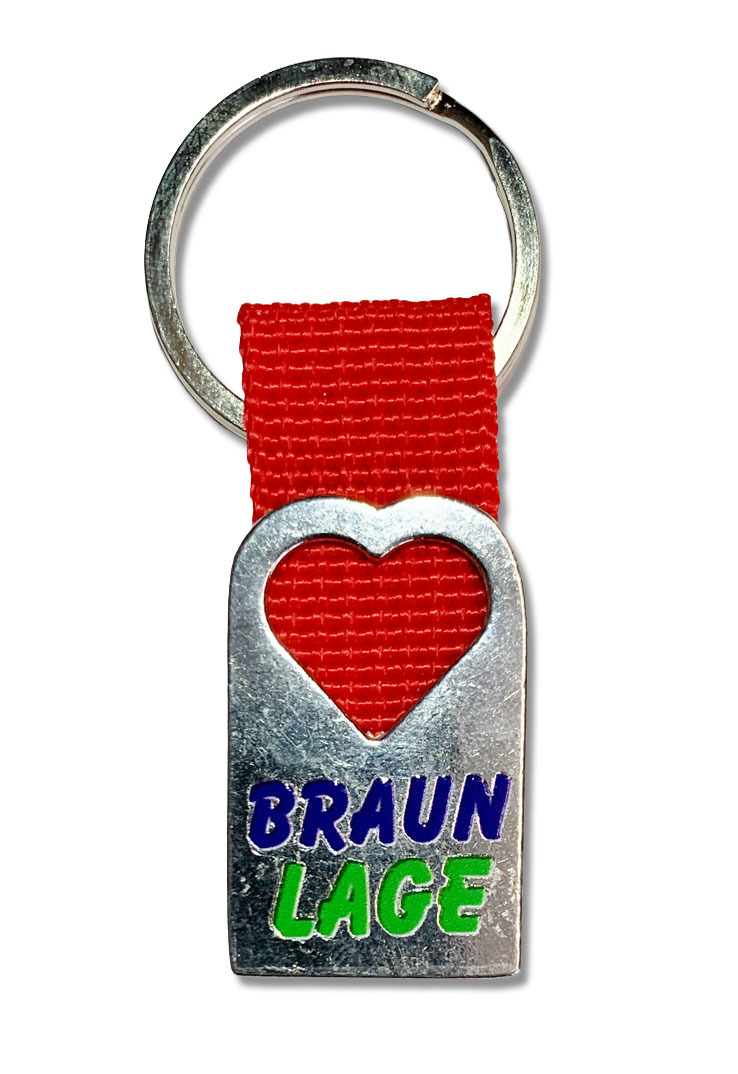 Herz-Schlüsselanhänger BRAUNLAGE 454