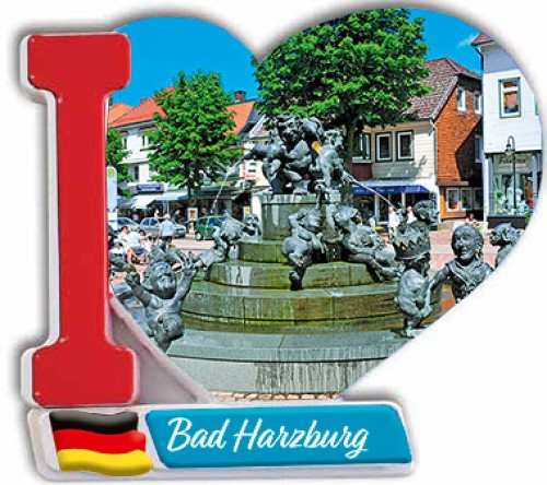 Herz Magnet Bad Harzburg 9018