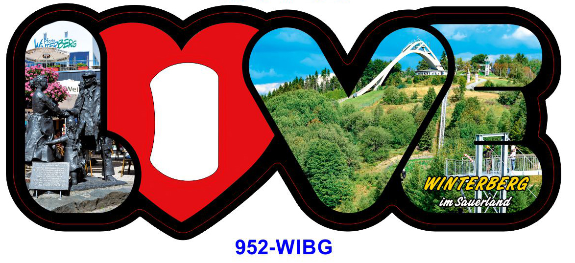 Flaschenöffner-Magnet Winterberg 952
