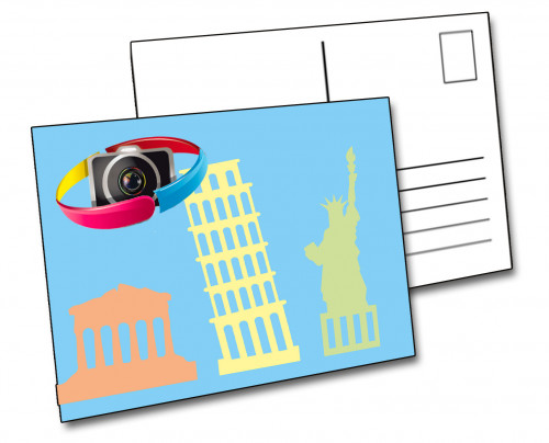 Postkarte WPK-Format mit Wunschmotiv(en)