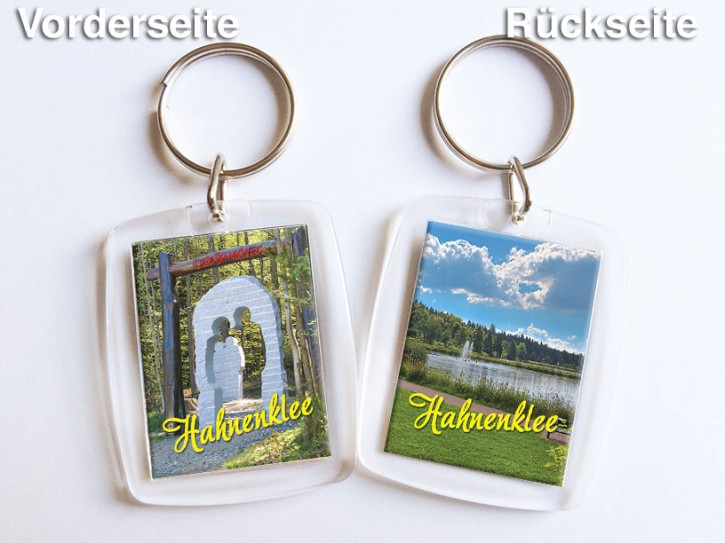Acryl-Schlüsselanhänger Hahnenklee 750