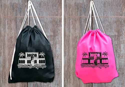 Turnbeutel Bad Kissingen 2er (Schwarz/Pink)