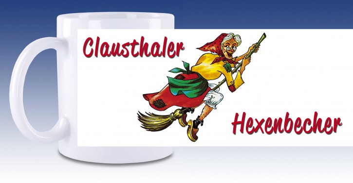 Keramik-Tasse Clausthal-Zellerfeld HEXENBECHER