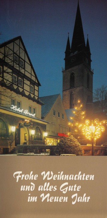 Weihnachtskarte BAD DRIBURG W-0006