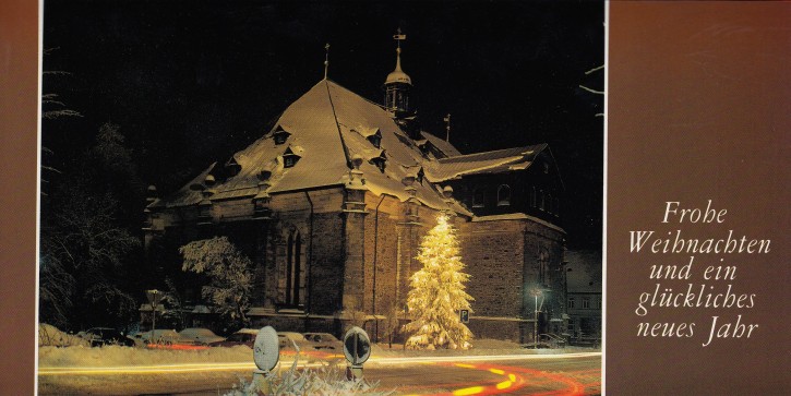 Weihnachtskarte CLAUSTHAL-ZELLERFELD W-1