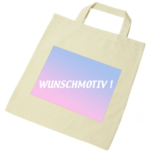 Individuelle Baumwolltasche mit Wunschmotiv(en)