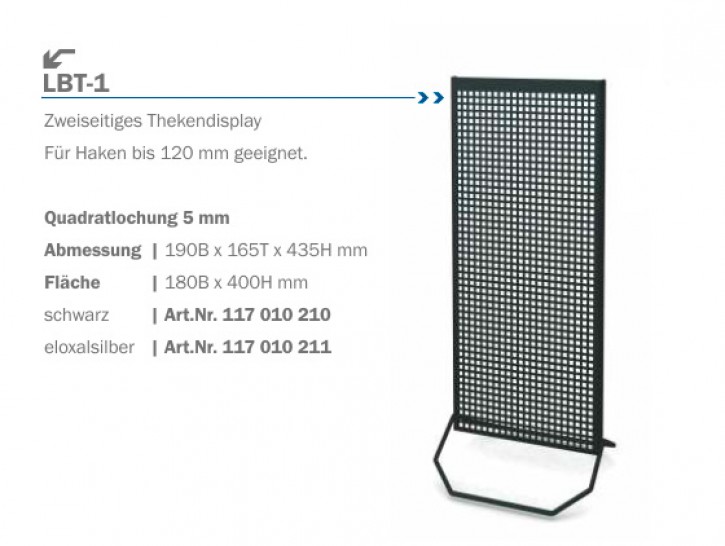 Thekenständer LBT 1 Silber